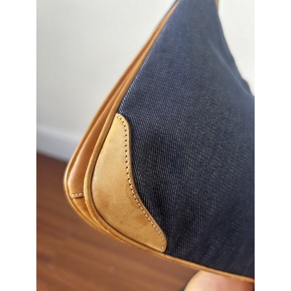 Rehab Project Vintage Y2k Coach Hampton 8318 Denim Clip Hobo Shoulder Bag Read! - Picture 9 of 15